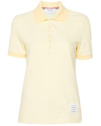 Thom Browne - Polo Rayé À Patch Logo - Lyst