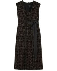 Huishan Zhang - Shade Bow-Embellished Tweed Midi Dress - Lyst