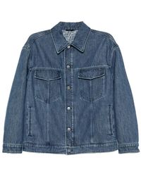 Fendi - Veste En Jean À Patch Logo - Lyst