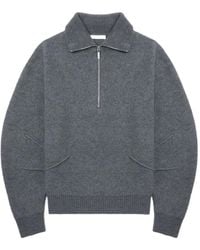 Helmut Lang - Zip-Collar Sweater - Lyst