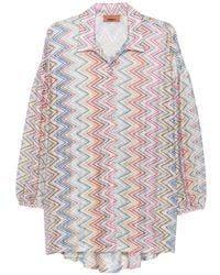 Missoni - Zigzag-Knit Shirt - Lyst