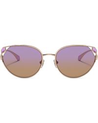 BVLGARI - Oval-frame Sunglasses - Lyst