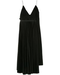 Sacai Spaghetti Strap Dress - Black