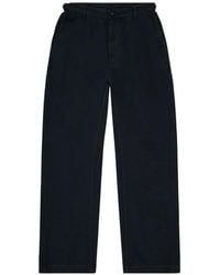 DIESEL - Pantalon En Coton Ripstop À Boucles Latérales - Lyst