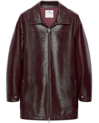 Courreges - Vinyl Bomber Jacket - Lyst