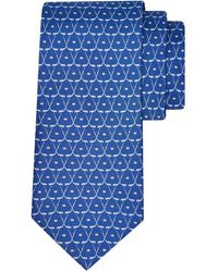 Ferragamo - Hockey Print Silk Tie - Lyst