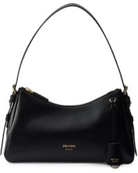 Prada - Sac Porté Épaule Aimée Médium En Cuir - Lyst