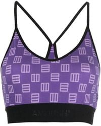 Ambush - Monogram-Print Bra Top - Lyst