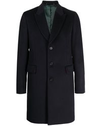Paul Smith - Single-breasted Cashmere Coat - Lyst