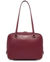 Jil Sander - Medium Vision Leather Shoulder Bag - Lyst