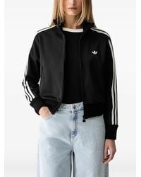 adidas - Firebird Track Top With Knitted Crochet Details - Lyst