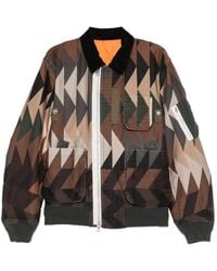 Sacai - X A.P.C. Quilts Jacket - Lyst