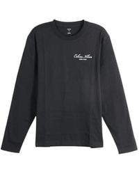 Calvin Klein - Logo-Print Long-Sleeve T-Shirt - Lyst