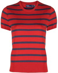 Polo Ralph Lauren - T-shirt Met Borduurwerk - Lyst