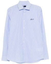 KARL LAGERFELD - Striped Modern Fit Shirt - Lyst