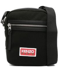 KENZO - Bolso messenger con parche del logo - Lyst