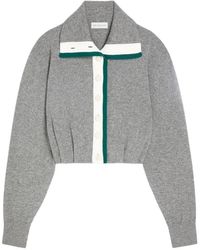 Dries Van Noten - Cropped Cashmere Cardigan - Lyst