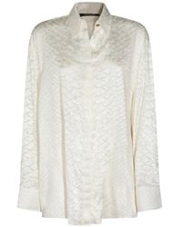 Roberto Cavalli - Hemd Mit Schlangen-Effekt - Lyst