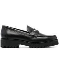 Zadig & Voltaire - Wings-Plaque Leather Loafers - Lyst