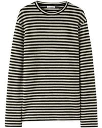 Jil Sander - Striped Wool Sweater - Lyst