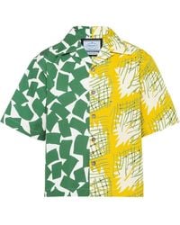 Prada - Double Match Graphic-print Shirt - Lyst