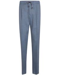 Incotex - Drawstring Pleated Trousers - Lyst
