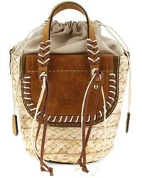 CUBA LAB - X Sanpa 'Habanera Cuoieria' Woven Bucket Bag - Lyst
