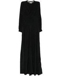 RIXO London - Lace-Trim Long-Sleeve Dress - Lyst