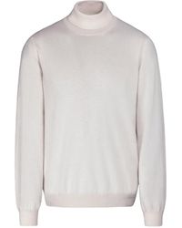 Moorer - Roll-Neck Cashmere-Blend Sweater - Lyst