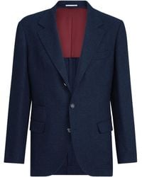 Brunello Cucinelli - Notched-Lapels Blazer - Lyst