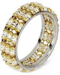 Desmo - Infinity Round Ring Mit Perlen - Lyst