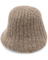 Brunello Cucinelli - Gerippter Fischerhut Mit Pailletten - Lyst