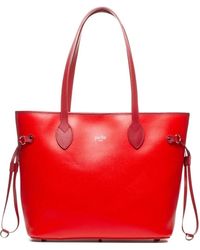 Poche Paris - Leather Drawstring Tote Bag - Lyst