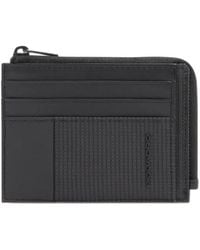 Piquadro - Logo-Print Cardholder - Lyst