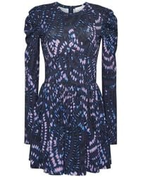 Cara Cara - Moonrise Puff-Sleeve Mini Dress - Lyst