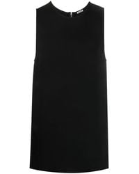 Jil Sander - Half-Zip Long Tank Top - Lyst