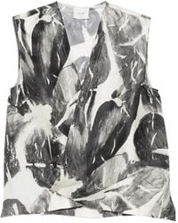 Alysi - Printed Buttoned Top - Lyst