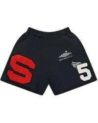Sp5der - Logo-Patch Track Shorts - Lyst