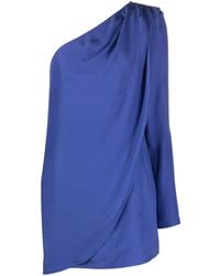GAUGE81 - Oria Single-sleeve Silk Minidress - Lyst