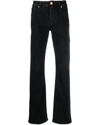 Billionaire - Logo-Patch Denim Jeans - Lyst