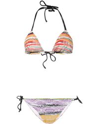 Missoni Bikini de triángulo - Amarillo