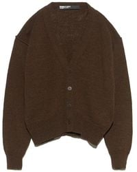 Bimba Y Lola - Cardigan En Laine Foncé - Lyst