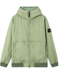 Stone Island - Veste Zippée À Patch Logo - Lyst