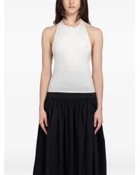 Amomento - Halterneck Jersey Top - Lyst