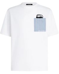KARL LAGERFELD - Ikon Peeking Pocket T-Shirt - Lyst