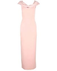 Solace London - Adele Draped Maxi Dress - Lyst