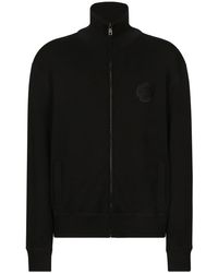 Dolce & Gabbana - Logo-Patch Zip-Up Cardigan - Lyst