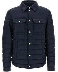 BOSS - Piumino Con Colletto Stile Camicia - Lyst