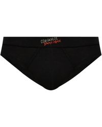 DSquared² - Slip Con Logo Ricamato - Lyst