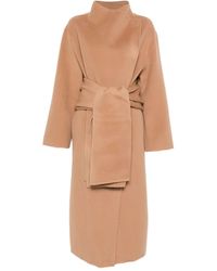 AYA MUSE - Belted Felted Coat - Lyst